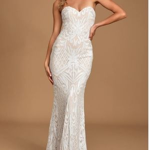Lulus wedding dress